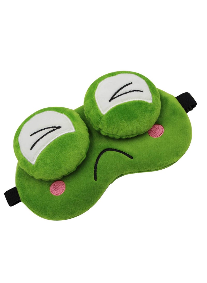 Cute Sleeping Eye Mask - Soft Lightweight Eye Mask with Adjustable Straps, Fun Sleeping Eye Mask, Eye Mask, Kids Women Men Travel Nap Eye Mask Eye Mask Game  - Image 1