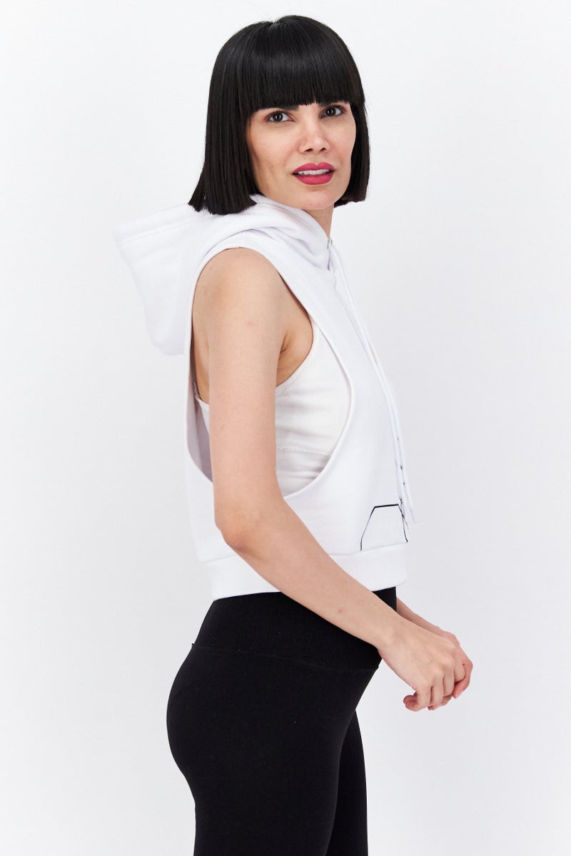 Ufc Women Sportswear Fit Sleeveless Training Top, White - Image 3