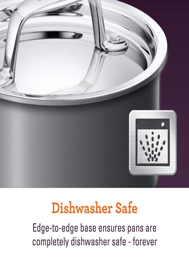 Breville بريفيل - 84478 بريفيل ثيرمال برو وعاء صلصة غير لاصق مؤكسد صلب مع غطاء، 2 كوارت، رمادي - Image 4