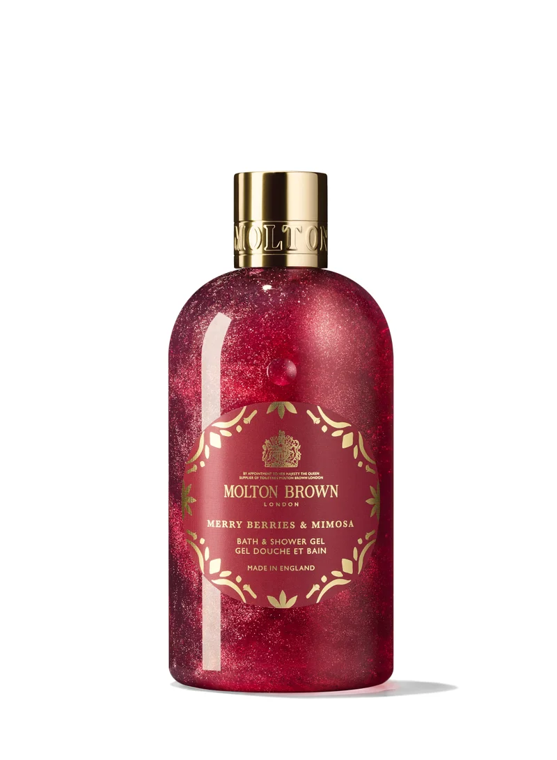 MOLTON BROWN MERRY BERRIES & MIMOSA BATH & SHOWER GEL 300ML