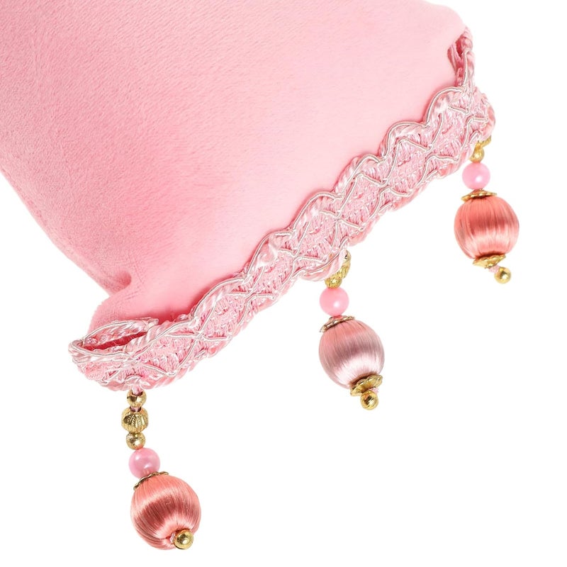 VICASKY Nail Arm Rest Cushion with Detachable Velvet Cover Small Pink Hand Pillow for Manicure Nail Specialist for Salon and Home Use - Image 3