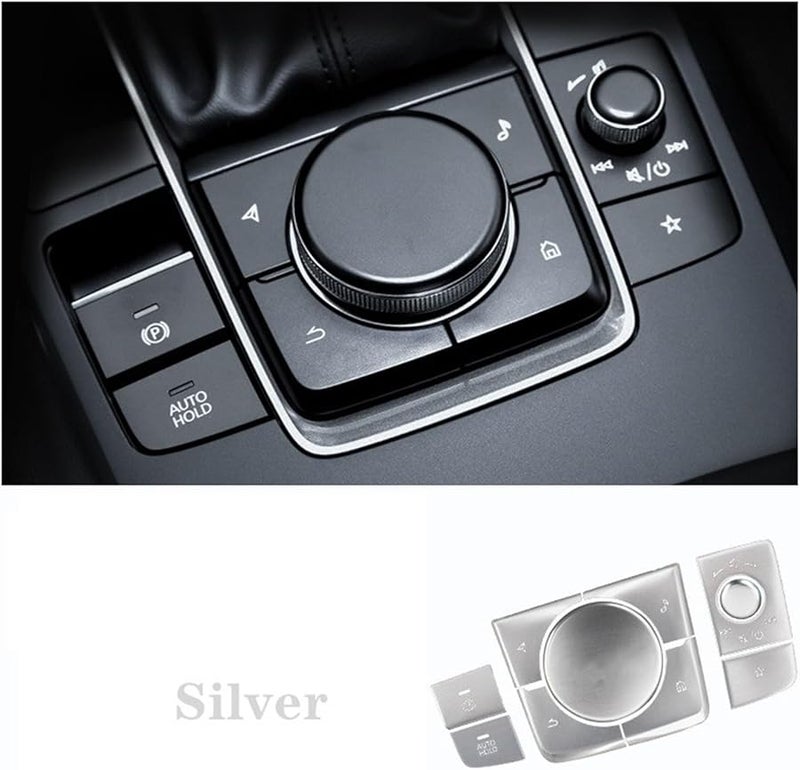 Mazda 3 Axela BP CX 30 DM 2020 2021 LHD Parking Brake Button Cover Frame Trim Black - Image 3