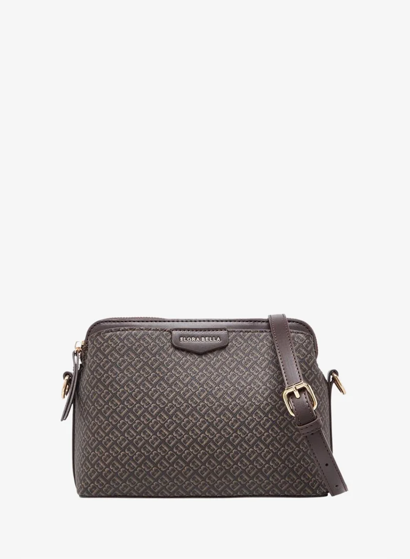Flora Bella By Shoexpress Solid Crossbody Bag With Detachable Strap