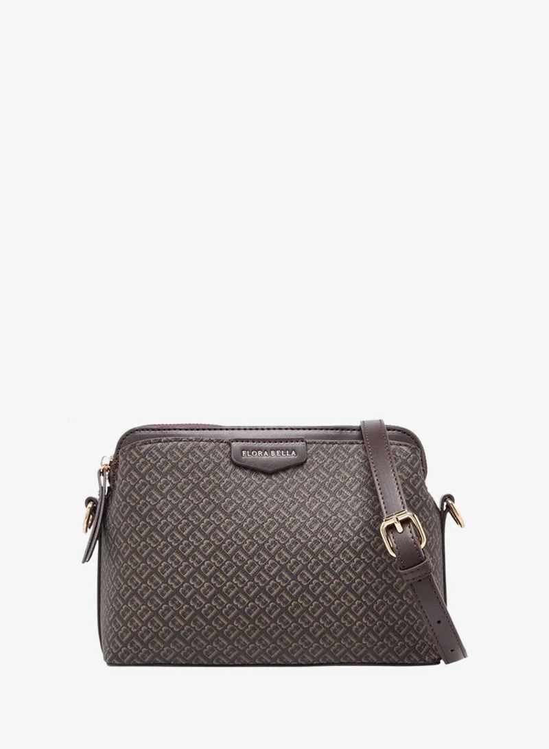 Flora Bella By Shoexpress Solid Crossbody Bag With Detachable Strap