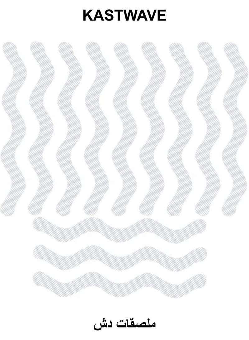 KASTWAVE Anti Slip Shower Stickers, Non-Slip Bathtub Stickers, Safety Shower Floor Non Slip Stickers - Image 1