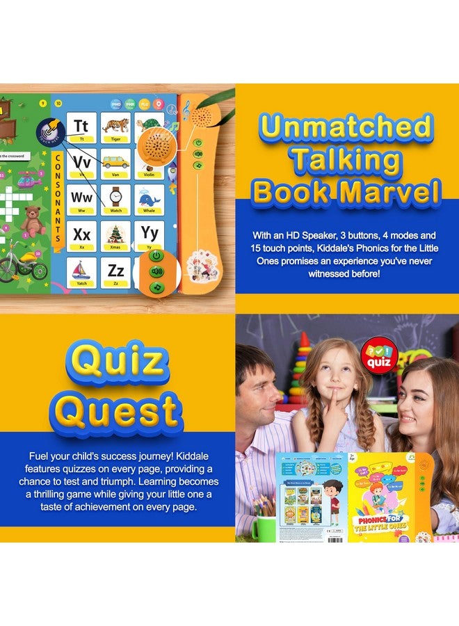 Kiddale Pack of 2 Musical Interactive Books - Trip to Zoo & English ABC Phonics |Fun & Educational Learning for Toddlers|Intelligent Book|Nursery Rhymes and Activity Book|E-Learning Book|Talking Book - Image 5