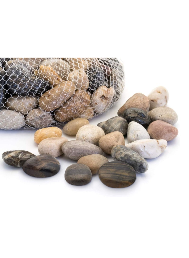 Bag of Decorative River Pebble Rocks - Image 1