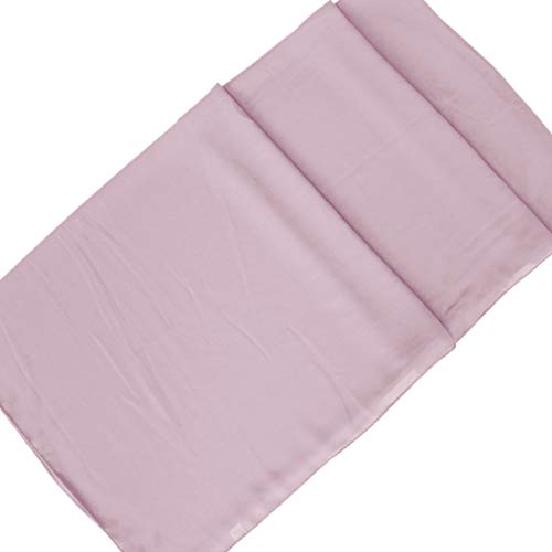 LMVERNA Womens Chiffon Bridal Evening Soft Wrap Scarf Shawl, Chiffon Scarf Ribbon Scarf for Women and Girls (Dusty Pink) - Image 5