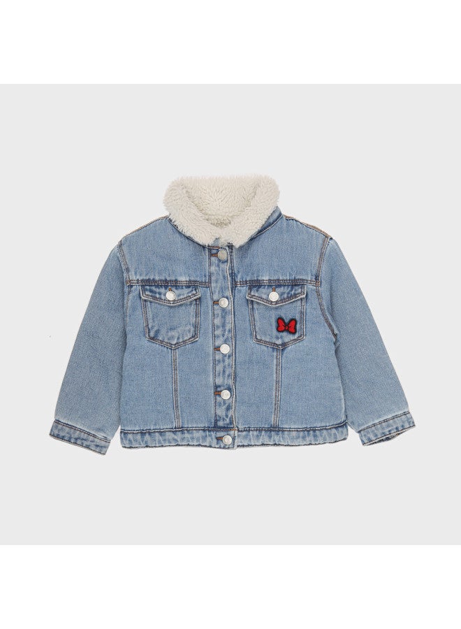 Zara Kids' Turn-down Collar Denim Cute Warm Stylish Jacket - Image 2