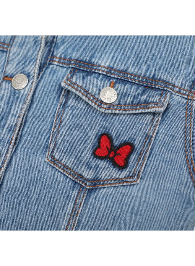 Zara Kids' Turn-down Collar Denim Cute Warm Stylish Jacket - Image 5