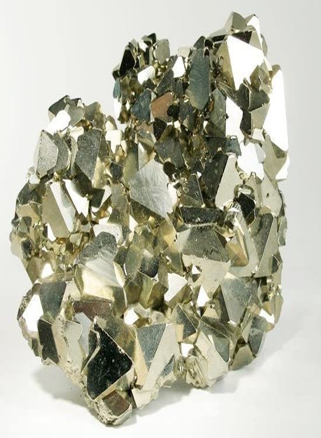 SAINTIMO ® GEMSTONE Pyrite Raw Stone Original Crystal Healing Rough Gemstones Natural Pyrite Raw Crystals for Vastu Manifestation Money Home Decor Spiritual and Reiki Healing 1 Pieces 45 to 95 Grams - Image 4
