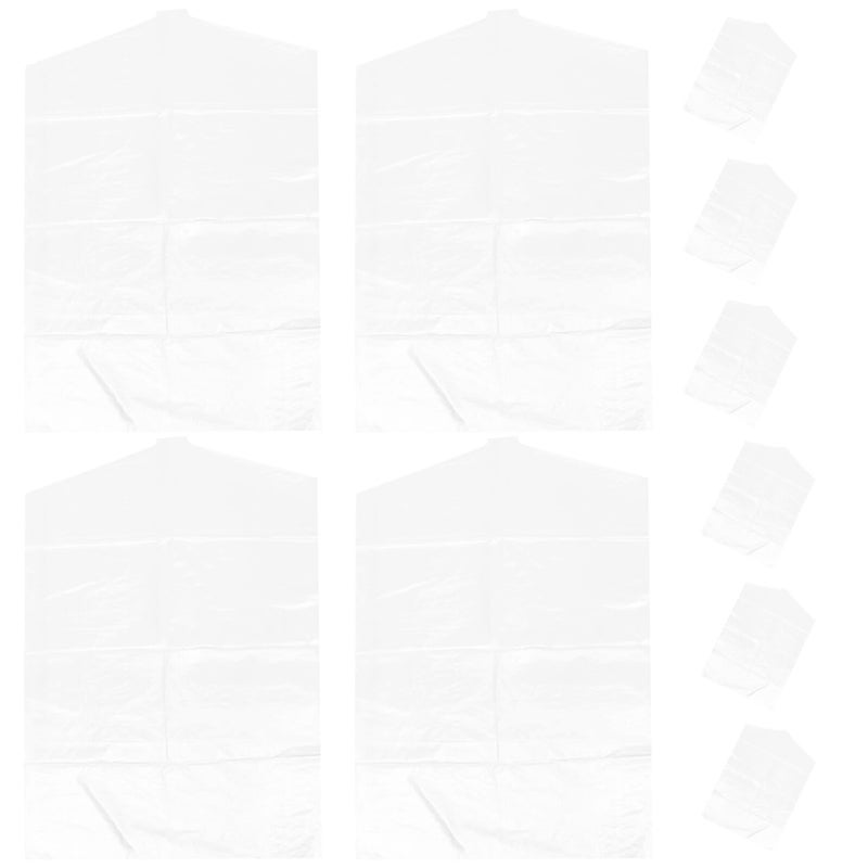 10Pcs Thickened Transparent Garment Bags Dust Covers For Hanging Clothes Storage - Image 2