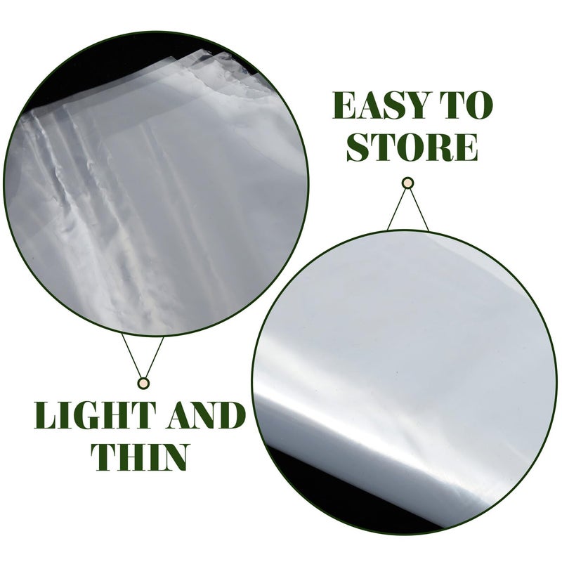 10Pcs Thickened Transparent Garment Bags Dust Covers For Hanging Clothes Storage - Image 5