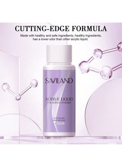 Saviland 2 Oz Acrylic Liquid For Acrylic Powder System Professional Acrylic Nail Supplies Acrylic Nail Kit For Nail Salon Home Diy  - Image 5