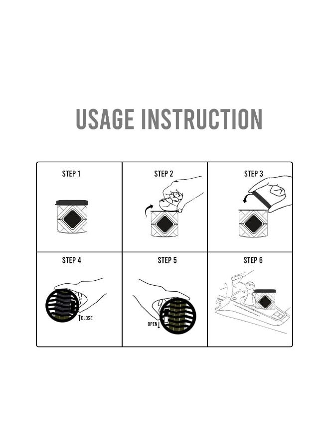 AREON Sport Lux Gel Gold Car Air Freshener Can 80g | Long Lasting Gel Car Perfume with Adjustable Lid | Dashboard & Cup Holder Use - Image 4