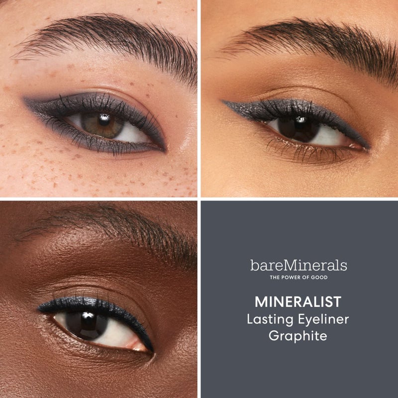 bareMinerals Mineralist Lasting Eyeliner, Graphite, Vegan, Cruelty-Free & Dermatologist-Tested - Image 3