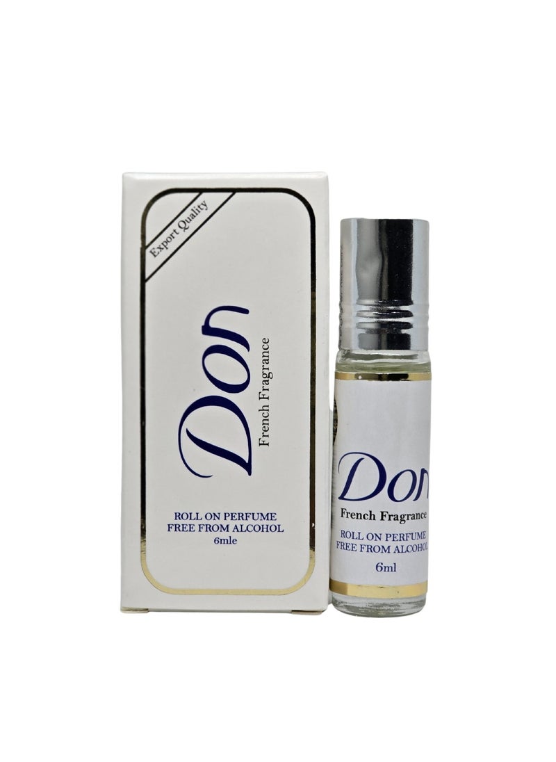 Don Don - Don Roll On French Perfume 6ml - Image 1