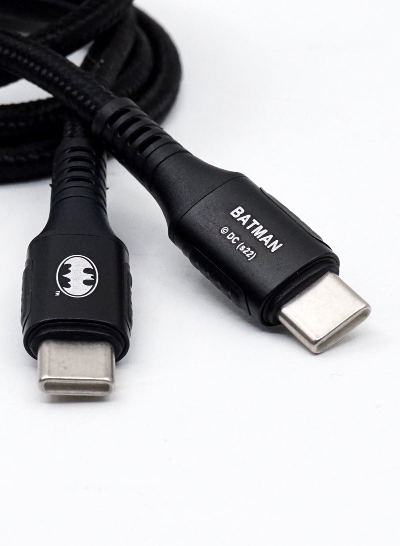باتمان كابل شحن سريع BATMAN Type-C إلى Type-C PD - Image 3