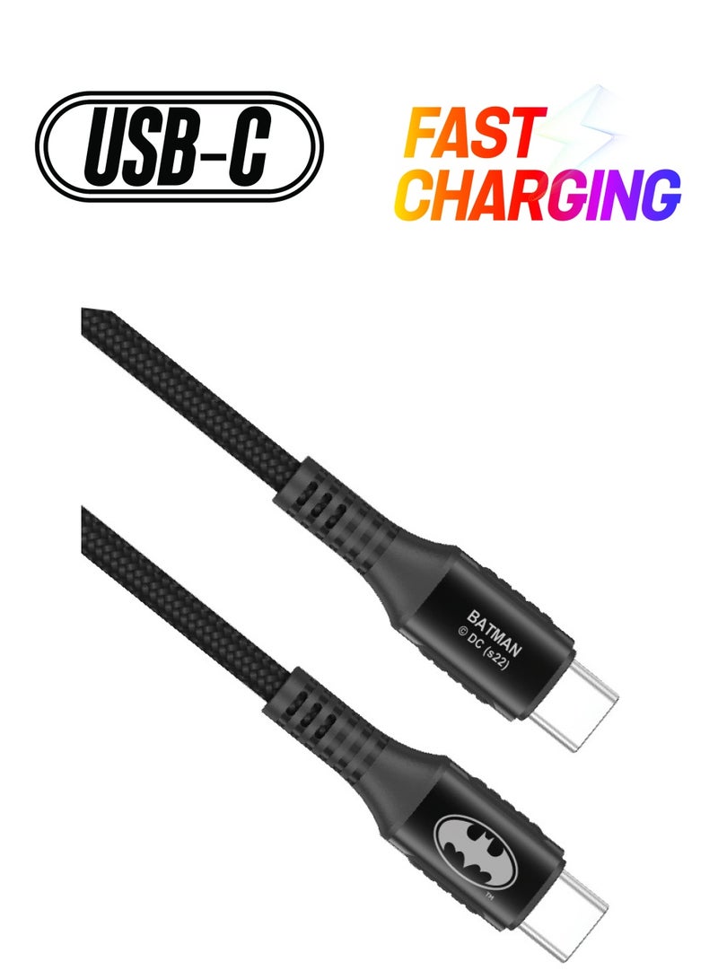 باتمان كابل شحن سريع BATMAN Type-C إلى Type-C PD - Image 1