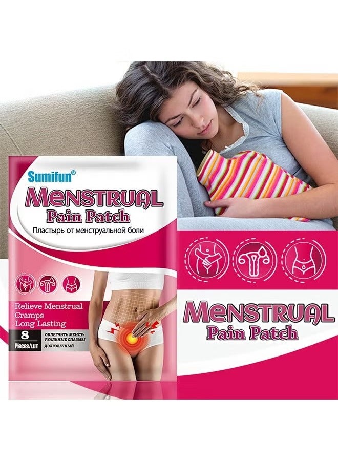 Sumifun 8Pcs Menstrual Pain Patch, Warm The Body and Relieve Cold , Heating Pads Alleviate Abdominal Cramps And All Cramping, Fibroids, IBS And Inflammatory Bowel Disease - Image 4