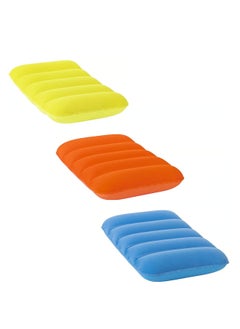 Bestway Bestway Kids Inflatable Air Pillow for Travel and Camping - Multicolor, 38 x 24 x 9 cm. (1 Piece)  - Image 1