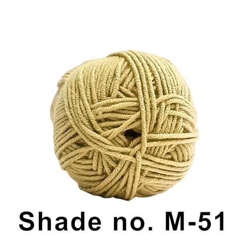 VCR 4ply Light Zink Yarn, 100 Grams Hank, 190 Meters Length, Acrylic Ball for Crochet and Knitting, Soft Crosia Threads, Pack of 1 Yarn, Suitable for DIY Crafts - Image 2