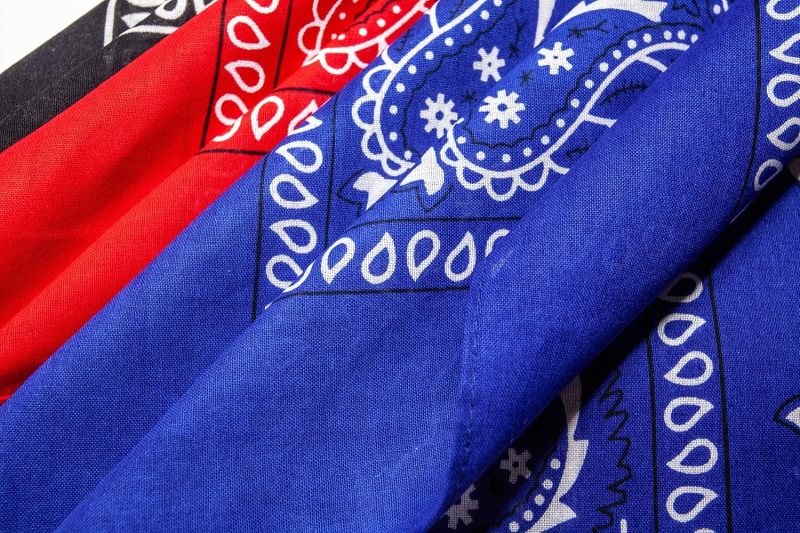 وشاح مربع متعدد الوظائف 54x54 سم - غطاء رأس ناعم من القطن - 12 لونًا - نمط زهرة الكاجو قابل للتهوية - إكسسوار أزياء لأغطية رأس الهيب هوب - Image 3