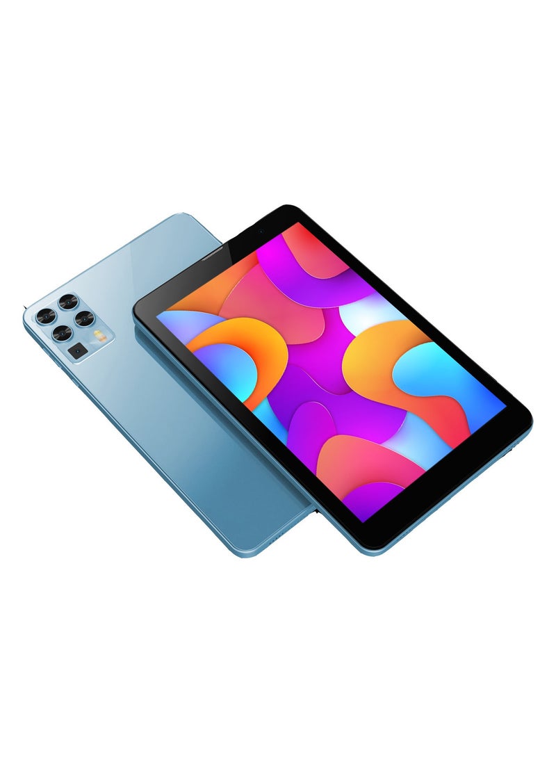 Oteeto - Oteeto K8 8.0 Inch Display Android Tablet With 8GB RAM 512GB ROM 5000 mAh Battery and Wireless Keyboard Blue - Image 1