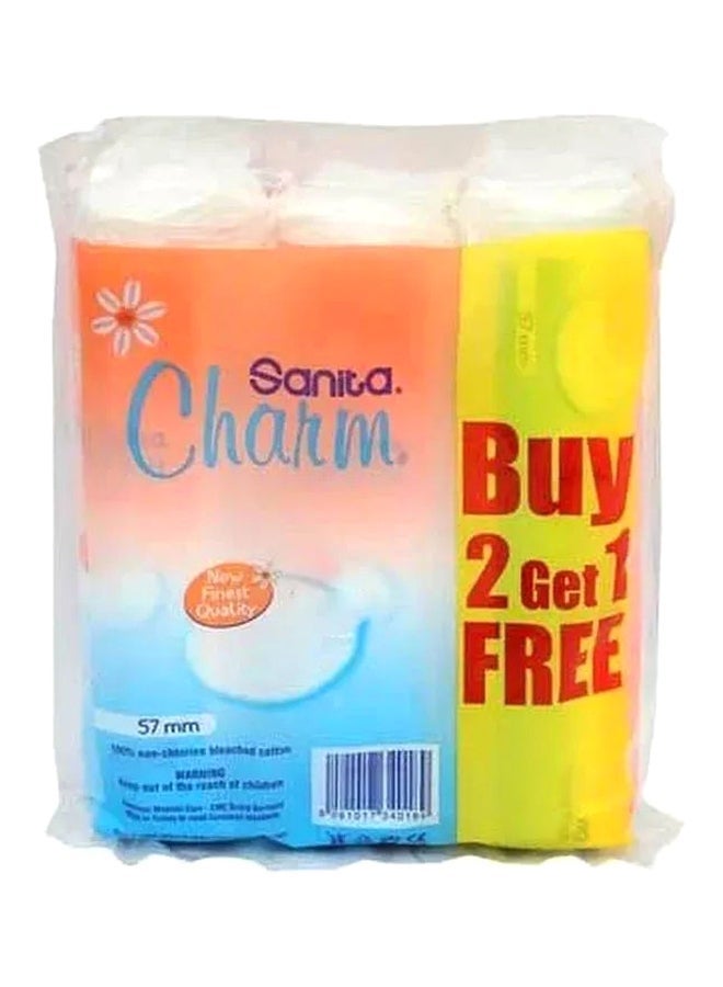 Sanita Charm Makeup Pad, 80 Pcs