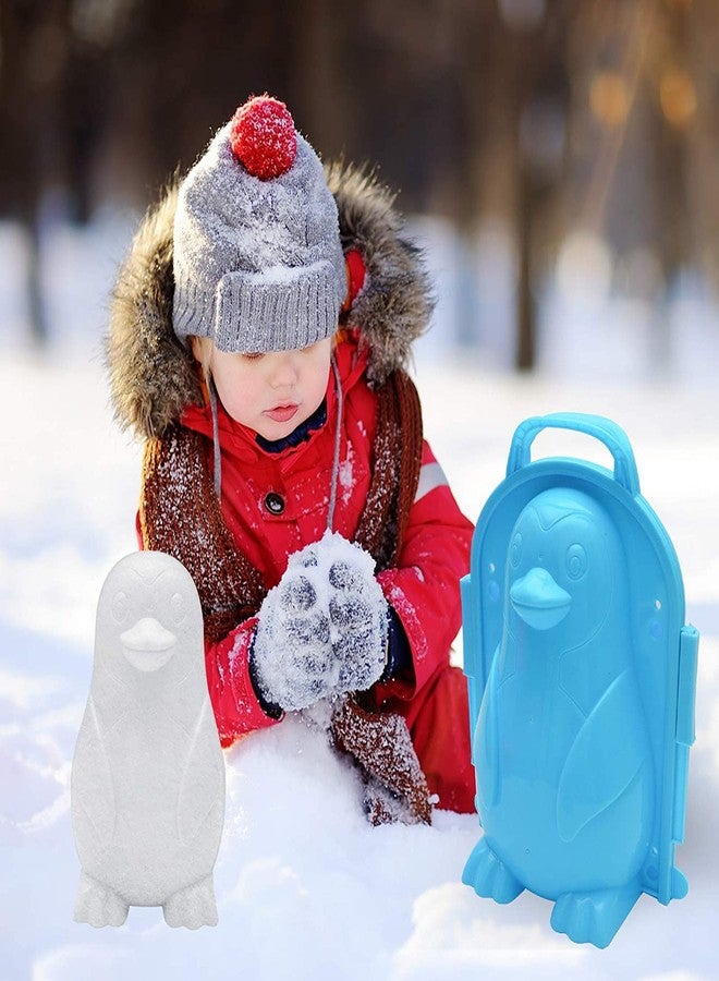 Holady 3D Penguin Snow and Sand Mold - Outdoor Activity Toy for Kids and Adults - Beach and Snow Play (Blue) - Image 5
