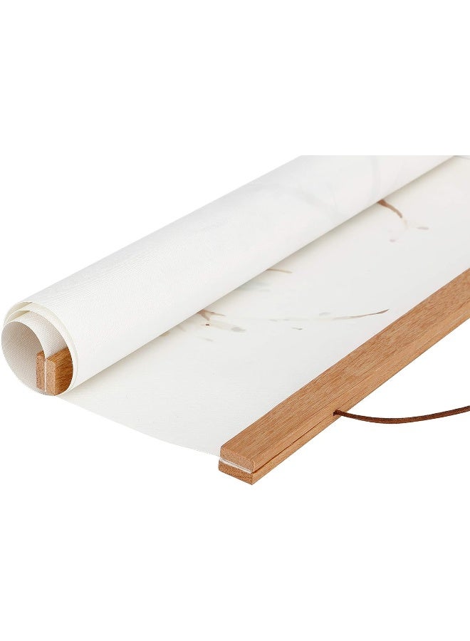 Artmag Magnetic Poster Hanger Frame, 9x24 9x12 9x11 Light Wood Wooden Magnet Canvas Artwork Print Poster Hangers Frames Hanging Kit (Teak Wood, 9") - Image 3