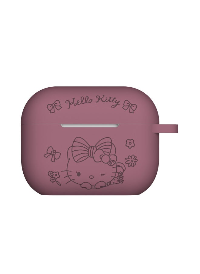 Generic - Suitable For Airpods4 Protective Case, Apple 4Th Generation Headphone Case, Silicone Cartoon Airpodspro2 Protective Case-Color:Brown Red Kt Cat-Applicable Models:Airpods 1/2 Generation - Image 1
