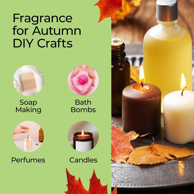 Good Essential Professional Fall Spice Fragrance Oil 30ml (1 fl oz) for Diffuser, Candles, Soaps, Lotions, Perfume - Cozy Scent for Home - Image 3