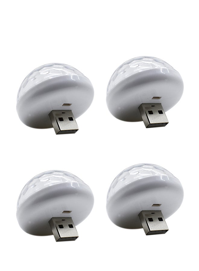 Loquat Car Interior Atmosphere Neon Light Colorful LED USB RGB Decor Music Lamp - Image 1