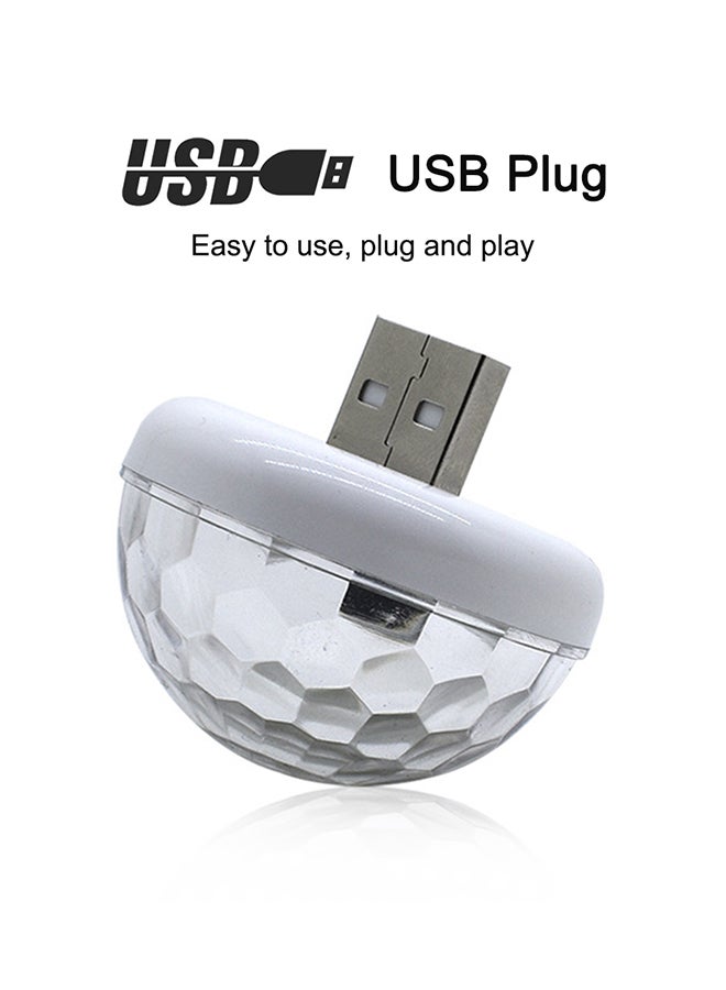 Loquat Car Interior Atmosphere Neon Light Colorful LED USB RGB Decor Music Lamp - Image 2