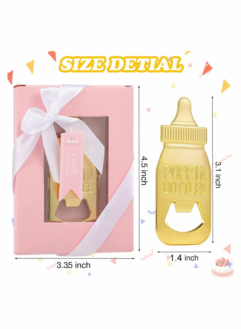 Excefore 6 Pieces Bottle Opener Baby Shower Favor for Guest, Party Decoration Supplies  - Image 5
