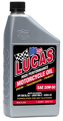 Lucas Oil 10700 High Performance SAE 20W-50 Motorcycle Oil - 1 Quart (Pack of 6) - Image 3