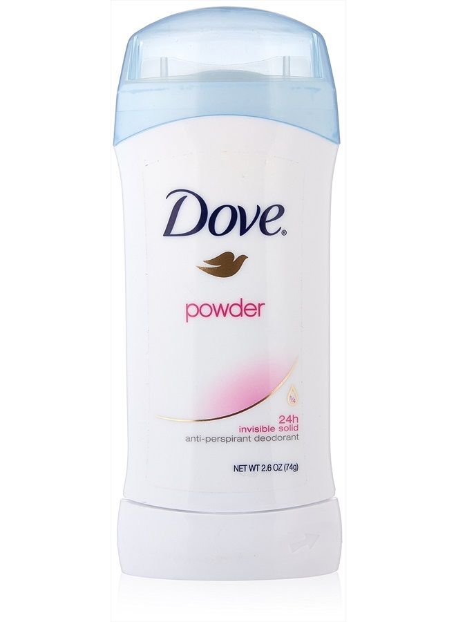 Dove Deodorant 2.6 Ounce Invisible Solid Powder (76ml) (2 Pack) - Image 1