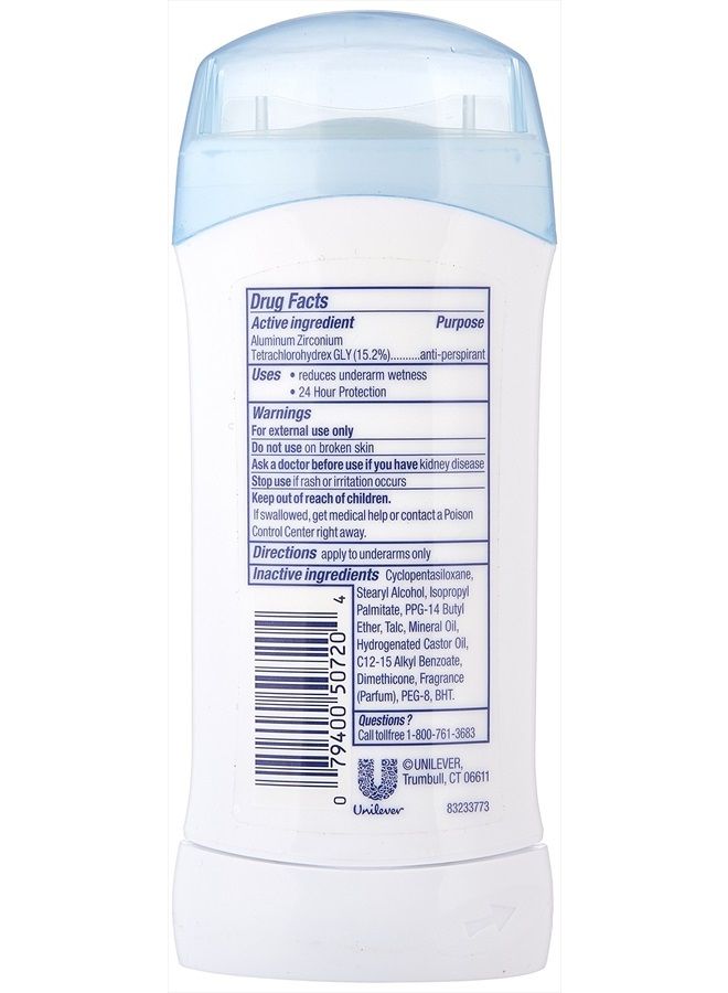 Dove Deodorant 2.6 Ounce Invisible Solid Powder (76ml) (2 Pack) - Image 2