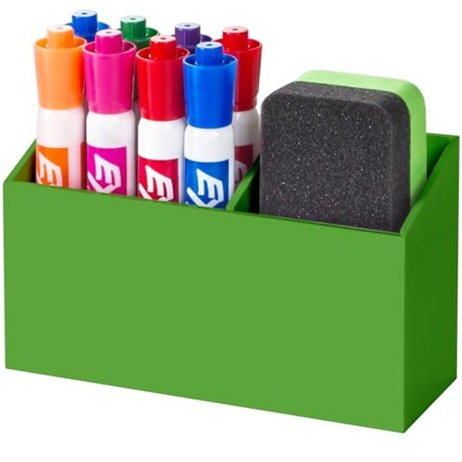 Magnetic Dry Erase Marker Holder for Whiteboard,Non-slip Acrylic Magnet Pen Holder for Fridge Refrigerator,Locker Organizer for Work,Locker Accessories,Pencil Cup for Desk,Marker Organizer