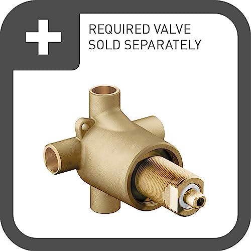 Moen Commercial Three Way Diverter Shower Valve, M-Pact Common Valve System, Replacement Part, Brass, Standard 1/2 Inch Connection, 3360 - Image 2