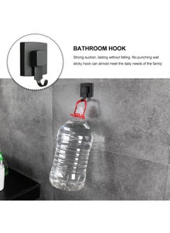 KASTWAVE 1pc No Trace Hook Suction Cup Hooks Reusable Shower Hook Wall Hanging Hook Kitchen Wall Hanger Hook for Bathroom Sundries Storage Hooks Vacuum Clothes Hook Stainless Steel  - Image 5