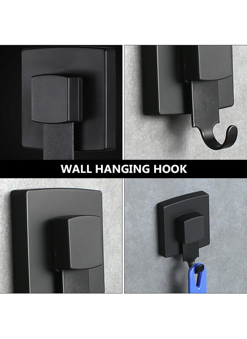 KASTWAVE 1pc No Trace Hook Suction Cup Hooks Reusable Shower Hook Wall Hanging Hook Kitchen Wall Hanger Hook for Bathroom Sundries Storage Hooks Vacuum Clothes Hook Stainless Steel  - Image 4