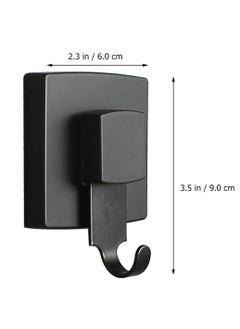 KASTWAVE 1pc No Trace Hook Suction Cup Hooks Reusable Shower Hook Wall Hanging Hook Kitchen Wall Hanger Hook for Bathroom Sundries Storage Hooks Vacuum Clothes Hook Stainless Steel  - Image 2