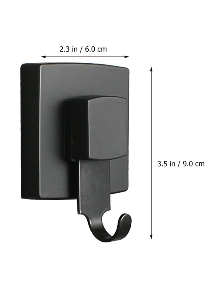KASTWAVE 1pc No Trace Hook Suction Cup Hooks Reusable Shower Hook Wall Hanging Hook Kitchen Wall Hanger Hook for Bathroom Sundries Storage Hooks Vacuum Clothes Hook Stainless Steel  - Image 2