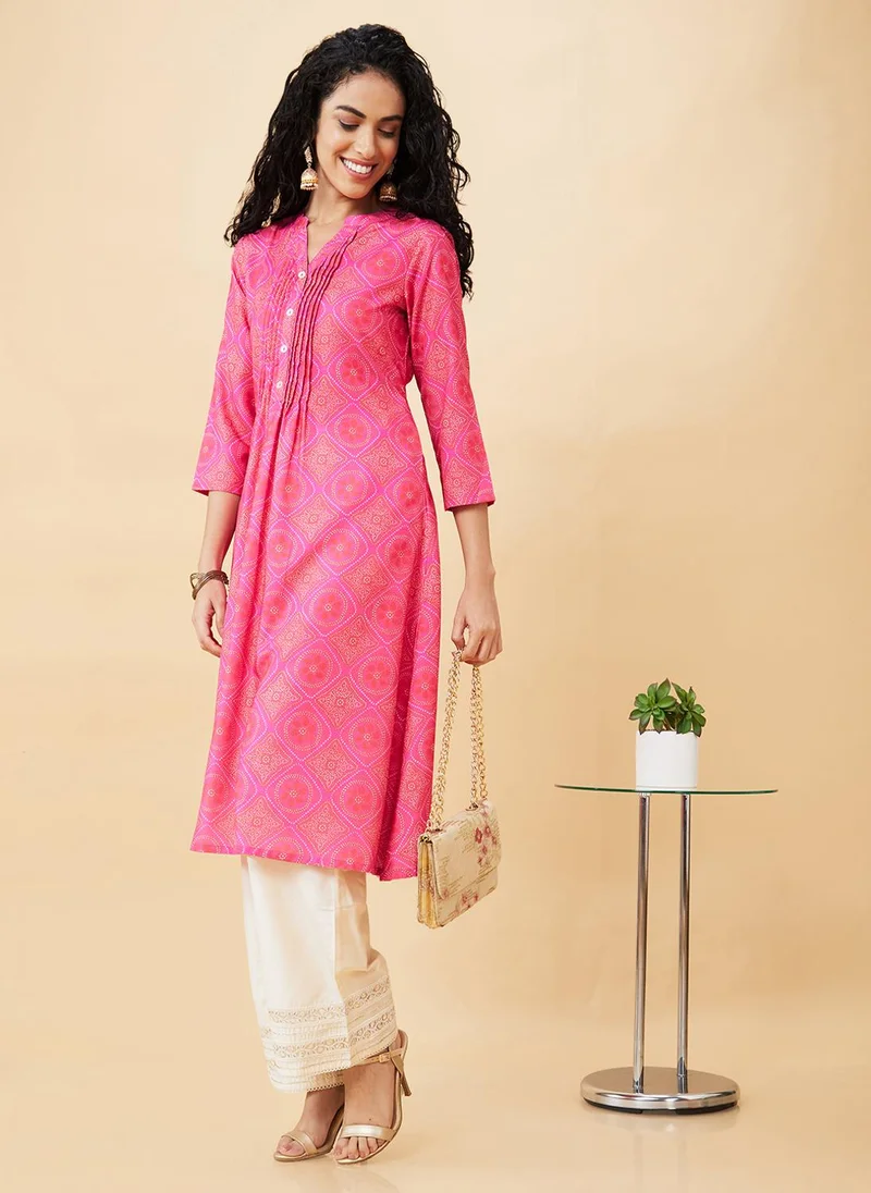 globus Globus Women Lace Hem Design Elasticated Waist Straight Palazzos