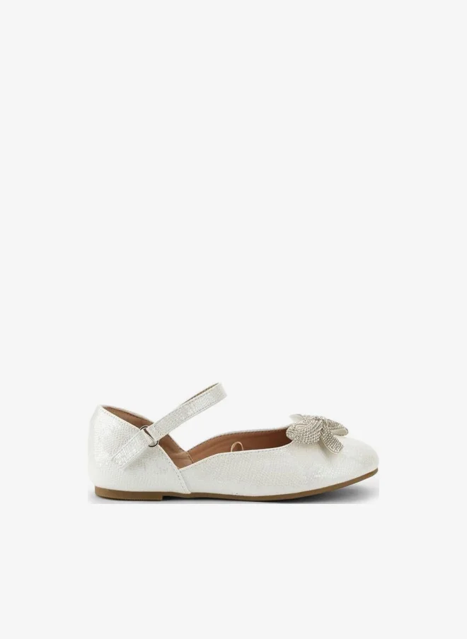 سيليست أحذية باليرينا مزينة بفيونكة للبنات - تشكيلة رمضان