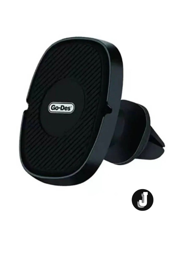 JAJEEK Car Phone Holder Magnetic Rotatable 2-in-1 Ventilation and Flat Floor Design – Universal Mount for iPhone, Android & More - Image 2