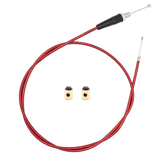 WNOOENG 50 inch Mini Bike Throttle Cable for Coleman CT200U BT200X CT200UEX with VM22 Carb for Predator 212 Baja Warrior MB165 MB200 DB30 196cc 65hp 200cc Motovox MBX10 MBX11 GX160 GX200 Pit Bike Parts - Image 1