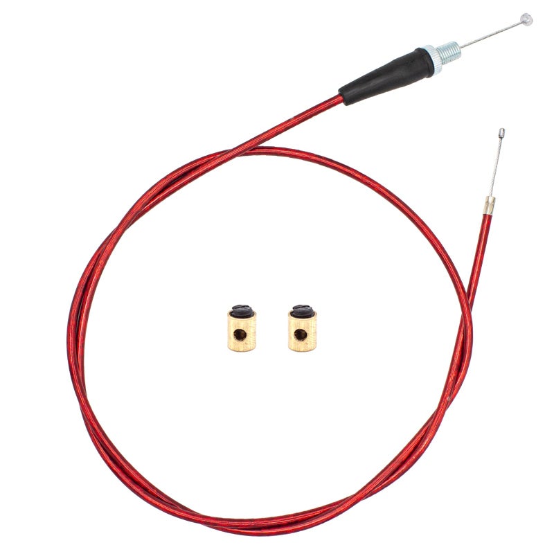 WNOOENG 50 inch Mini Bike Throttle Cable for Coleman CT200U BT200X CT200UEX with VM22 Carb for Predator 212 Baja Warrior MB165 MB200 DB30 196cc 65hp 200cc Motovox MBX10 MBX11 GX160 GX200 Pit Bike Parts - Image 3